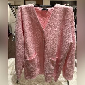 Super soft pink cardigan